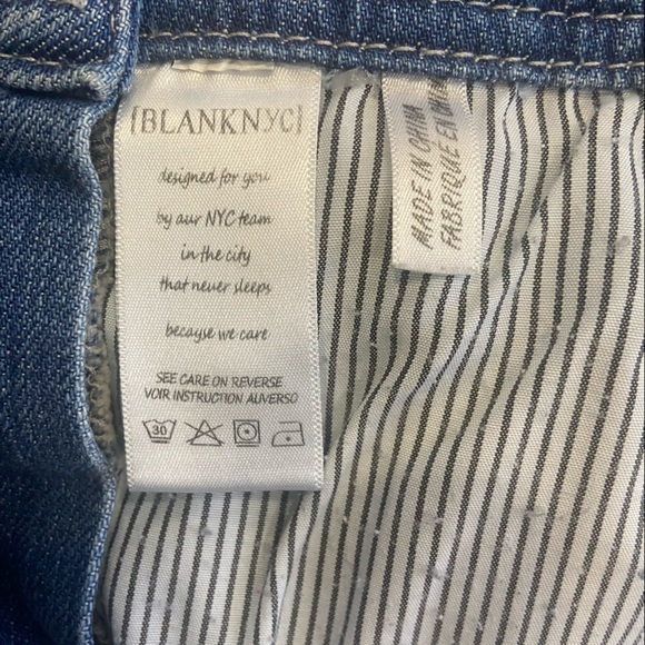 Blank NYC Denim Shortalls in Bunch of Fives Sz 31 - Picture 6 of 16